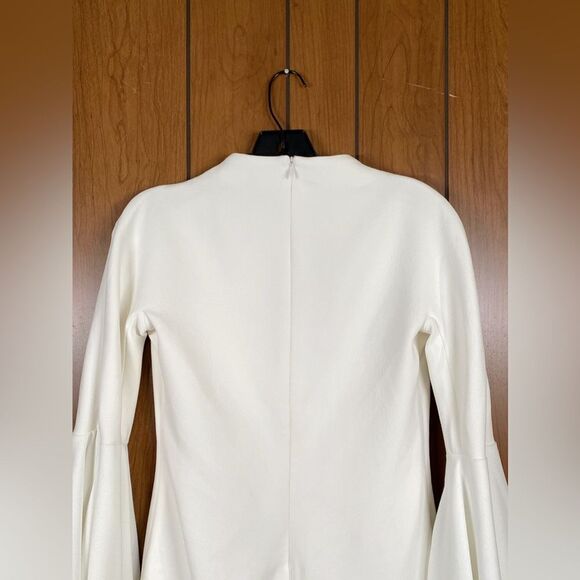 Proenza Schouler crepe ruffle sleeve dress size 2 - Picture 14 of 16